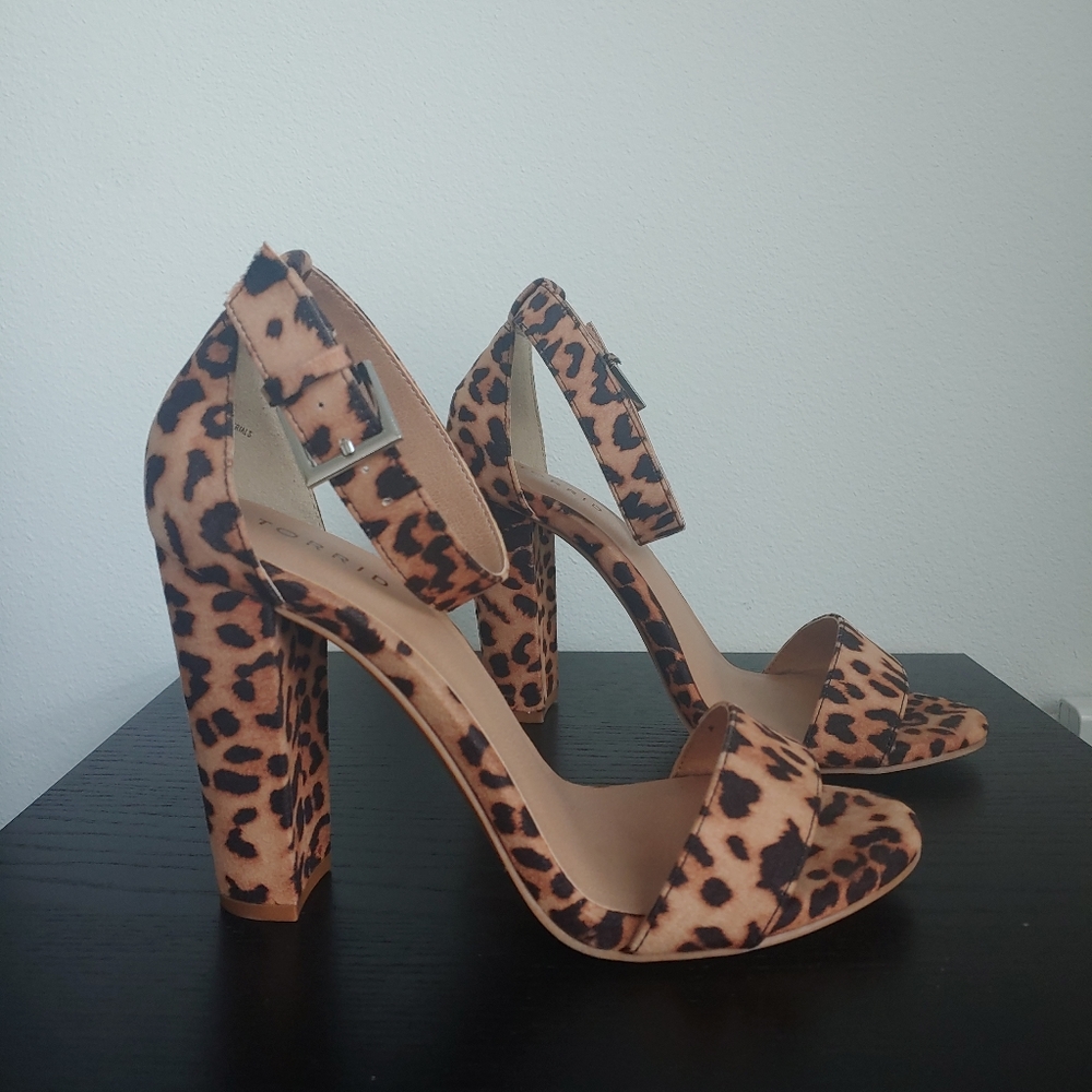 Torrid cheetah print heels